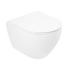 Унитаз подвесной Cezares STYLUS CZR-513-TH-R/CZR-2316-SC белый с сиденьем микролифт безободковый каскадный смыв