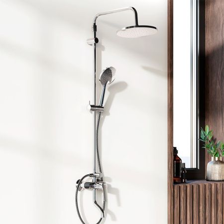 Душевая стойка Damixa Jupiter 977740000 настенная цвет хром