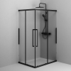 Душевой уголок Am.Pm Func W84G-403-12090-BТ 118х88 стекло прозрачное профиль черный матовый без поддона