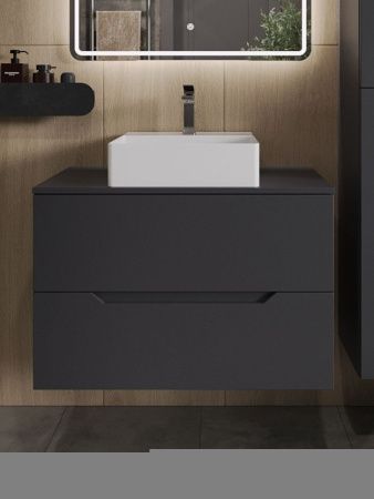 Тумба с раковиной Orange Line Li-80TugMDF+B04-405W 80х50