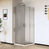 Душевой уголок Vincea City VSS-5CT9010MT 100х90 стекло текстурное профиль хром глянцевый без поддона