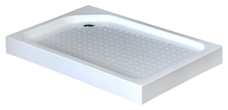 Душевой уголок Royal Bath HP RB8120HP-C-CH-L 120х80 стекло рифленое профиль хром с поддоном