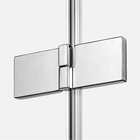 Душевая дверь New Trendy AVEXA EXK-1444 90х200 стекло прозрачное профиль хром глянцевый