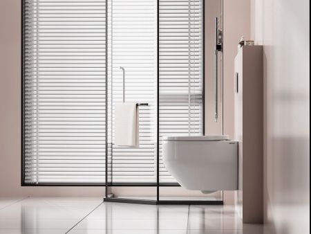 Унитаз подвесной Abber Rechteck AC1218 белый с сиденьем микролифт безободковый смыв торнадо