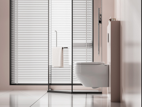 Унитаз подвесной Abber Rechteck AC1218 белый с сиденьем микролифт безободковый смыв торнадо - фото 3