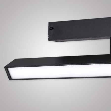 Трековый однофазный светильник AM Group Smart Opal (Смарт Опал) AM533 BK-220V-18W SMART