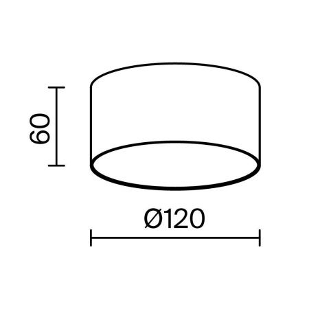 Светильник потолочный Maytoni Technical Zon (Зон) C032CL-12W3K-RD-B