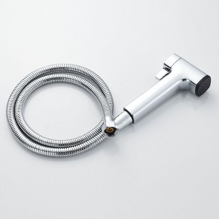 Гигиенический душ со смесителем Rose R1505F-1 белый/хром