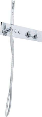 Смеситель для ванны с душем Allen Brau Liberty 5.33010-00 встраиваемый в стену хром с термостатом