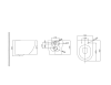 Сет унитаз AM25010+Система инсталляции для унитаза, GROHE Rapid SL, комплект 3 в 1, монтажная высота 1.13 м, (38772001)