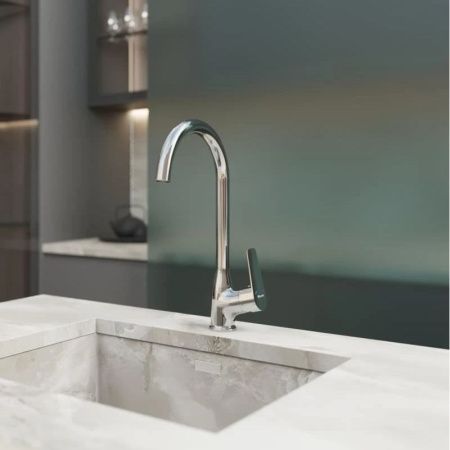 Смеситель для кухни Knotlor ECOFLOW KN-11 на мойку хром