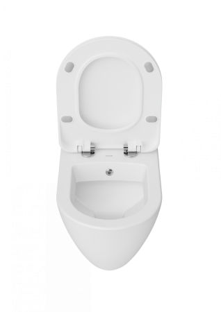 Чаша унитаза подвесная Creavit Terra TP325-00CB00E-0000 цвет белый без сиденья душевой смыв