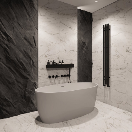 Ванна акриловая Teymi Lina T130101 170х76 отдельностоящая овальная с ножками