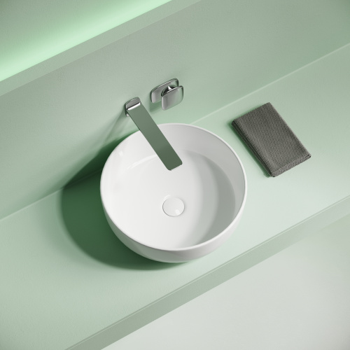 Раковина Ceramica Nova TAYCAN 38 см CN12003 накладная цвет белый - фото 4