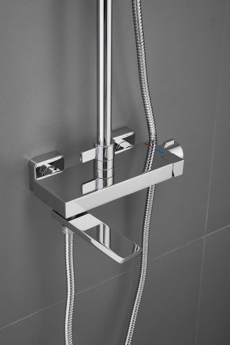 Душевая стойка BELZ B672 B24672 настенная цвет хром - фото 3