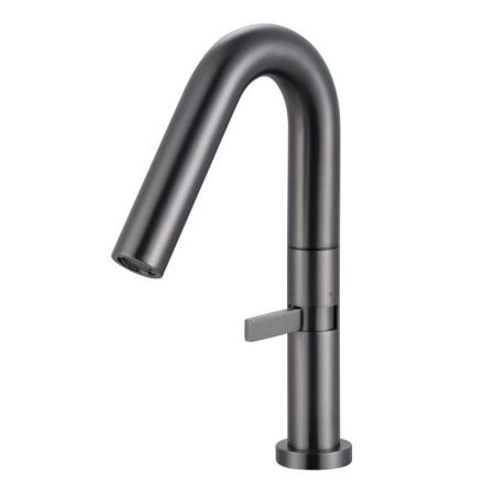 Смеситель Knotlor ELIXIR SS-30/GM на раковину вороненая сталь