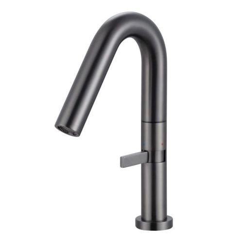 Смеситель Knotlor ELIXIR SS-30/GM на раковину вороненая сталь - фото 2