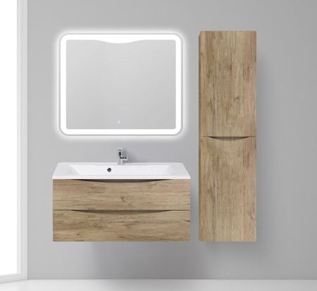 Шкаф-пенал BelBagno Fly-Marino FLY-MARINO-1500-2A-SC-RN-P-R 40х150 подвесной цвет коричневый