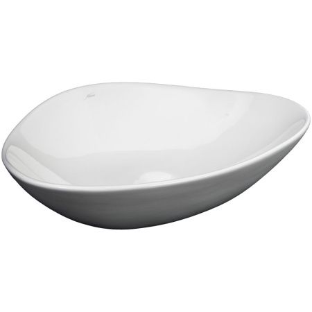 Раковина из сантехнического фарфора Melana 320366-805 50х40 накладная цвет белый без отверстий под смеситель