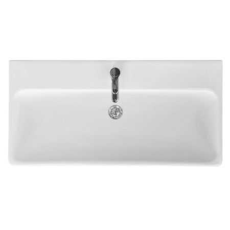 Раковина из сантехнического фарфора Santek Адриана WH501629 90х50 накладная цвет белый
