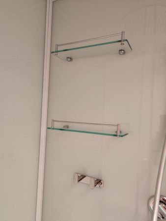 Душевая кабина Frank 123009 90х90 четверть круга с крышей ориентация универсальная