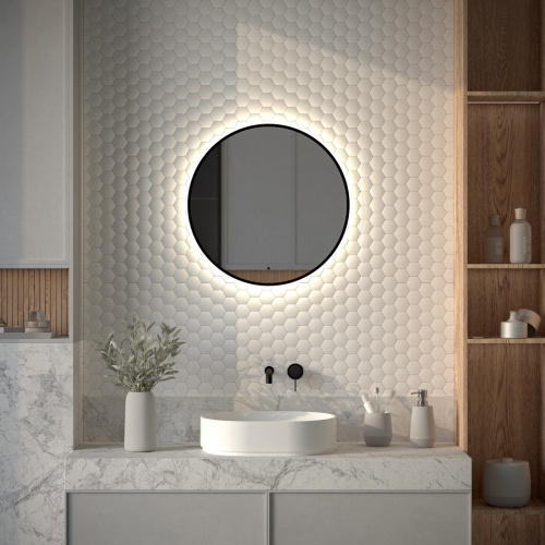 Зеркало с подсветкой Defesto AURA DF 2983R 60х60 - фото 3