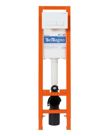 Клавиша смыва механическая BelBagno MARMI BB009-MR-BIANCO цвет белый