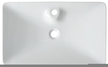 Раковина керамическая Allen Brau Fantasy 4.11017.20 60х40 накладная цвет белый 1 отверстие под смеситель