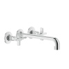 Смеситель для раковины Gessi Inciso 58192#031 встраиваемый в стену хром (внешняя часть)
