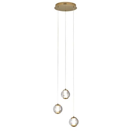 Светильник подвесной Delight Collection OD2437-3 gold/clear
