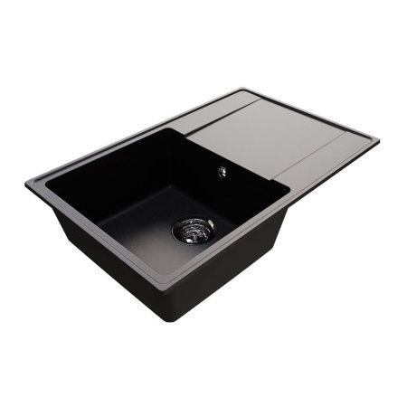 Кухонная мойка Maretti KT735-BL 75х50 цвет черный поверхность матовая