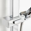 Душевая стойка Clever SAONA SLIM 61013 настенная цвет хром