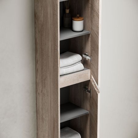 Шкаф-пенал Sancos Libra Floor PLB35FEG 40х190 напольный цвет серый