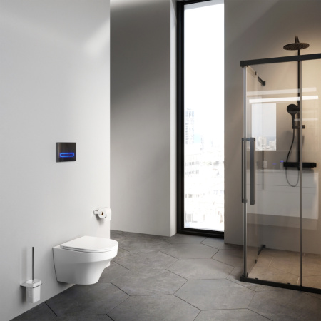 Чаша унитаза подвесная Am.Pm Inspire C501700WH цвет белый глянцевый без сиденья безободковая душевой смыв