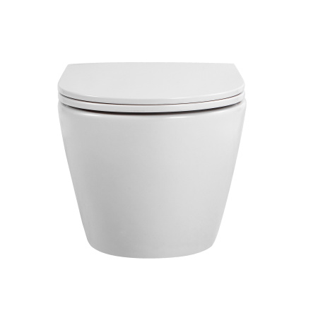 Унитаз подвесной Aquatek ЕВРОПА AQ1900T-00 белый с сиденьем микролифт безободковый смыв торнадо