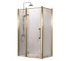 Душевой уголок Azario ONTARIO AZ-NBB1231-L 900 GOLD 120х90 стекло с рисунком профиль золото без поддона