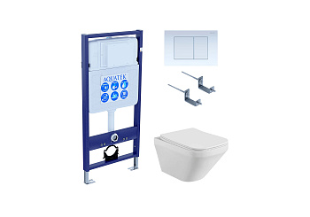 Сет унитаз + инсталляция Aquatek SET AQUATEK ЛИРА-009 4в1 Сет унитаз + инсталляция Aquatek SET AQUATEK ЛИРА-009 4в1