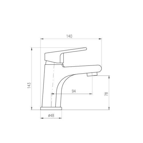 Смеситель RavSlezak Colorado CO126.5Z на раковину золото - фото 2