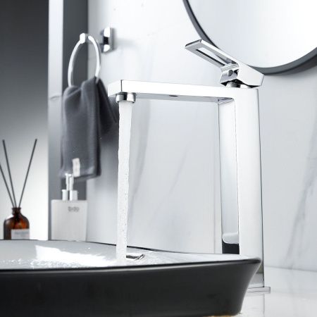 Смеситель Raffine F1196 на раковину хром