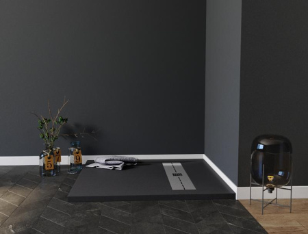 Душевой поддон Aquanet Delight 00258897 120х80 искусственный камень черный без каркаса