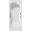 Ванна чугунная Delice Malibu DLR230607R-AS 150х75 пристенная прямоугольная без ножек с отверстиями под ручки