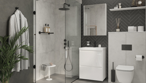 Зеркало-шкаф Velvex KLAUFS zsKLA.60-216 60х80 подвесной цвет белый - фото 5 Зеркало-шкаф Velvex KLAUFS zsKLA.60-216 60х80 подвесной цвет белый - фото 5