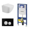 Сет унитаз + инсталляция + кнопка 111.300.00.5+FP.330.BLACK.10+AM25010