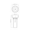 Раковина из искусственного камня Dea Design Robust type DD2023 480 R5 5 50 см напольная цвет красный без отверстий под смеситель