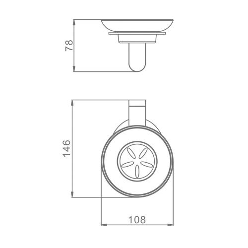 Мыльница Raglo R300.02.09 - фото 2