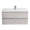 Тумба под раковину Cezares MOLVENO MOLVENO-80-2C-SO-LB 80х50 подвесная цвет серый