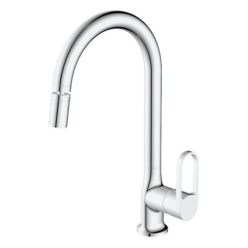 Смеситель для кухни Voda HR519AR на мойку хром - фото 2