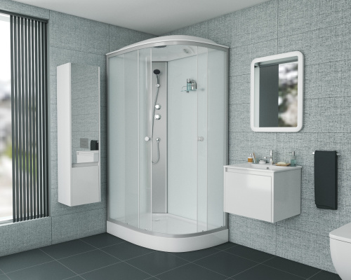 Душевая кабина Niagara Eco E120/80/13L/MT 120х80 асимметричная - фото 3