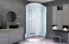 Душевая кабина AvaCan D012SRLED 120х90 асимметричная с крышей ориентация правая