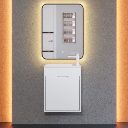 Тумба под раковину Uperwood Modul 2930205358 50х20 подвесная цвет белый